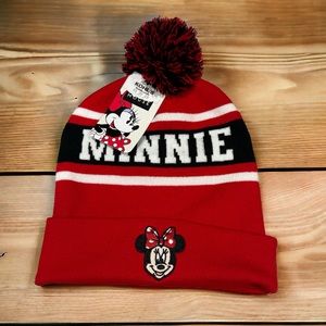 Minnie Mouse Beanie - Disney - Red - New With Tags